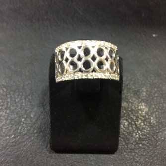 արծաթյա կանացի Մատանի - 3.3 գր - ԿՈԴ 203-729 arcatya kanaci Matani - 3.3 gr 