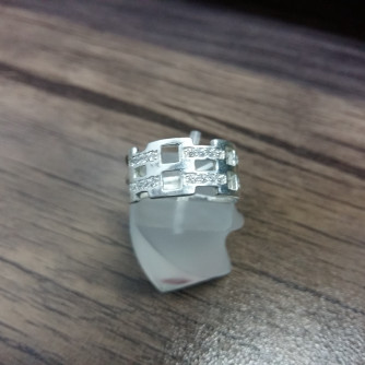 արծաթյա կանացի Մատանի - 3.3 գր - ԿՈԴ 204-251 arcatya kanaci Matani - 3.3 gr 