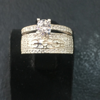 արծաթյա կանացի Մատանի - 3.4 գր - ԿՈԴ 203-489 arcatya kanaci Matani - 3.4 gr 