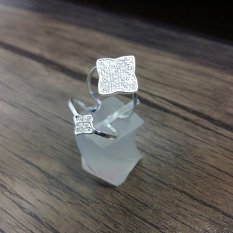 արծաթյա կանացի Մատանի - 3.4 գր - ԿՈԴ 204-218 arcatya kanaci Matani - 3.4 gr 