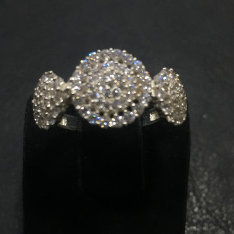 արծաթյա կանացի Մատանի - 3.5 գր - ԿՈԴ 203-945 arcatya kanaci Matani - 3.5 gr 