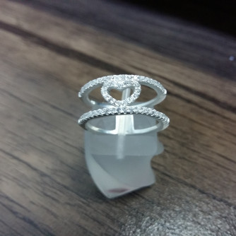 արծաթյա կանացի Մատանի - 3.5 գր - ԿՈԴ 204-223 arcatya kanaci Matani - 3.5 gr 