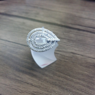 արծաթյա կանացի Մատանի - 3.5 գր - ԿՈԴ 204-305 arcatya kanaci Matani - 3.5 gr 