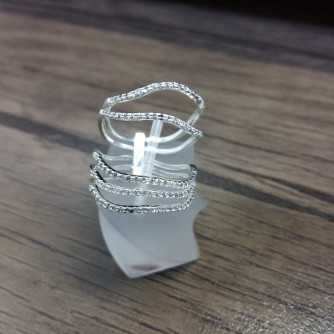 արծաթյա կանացի Մատանի - 3.6 գր - ԿՈԴ 204-222 arcatya kanaci Matani - 3.6 gr 