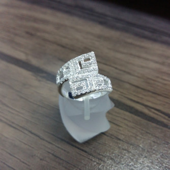 արծաթյա կանացի Մատանի - 3.6 գր - ԿՈԴ 204-238 arcatya kanaci Matani - 3.6 gr 