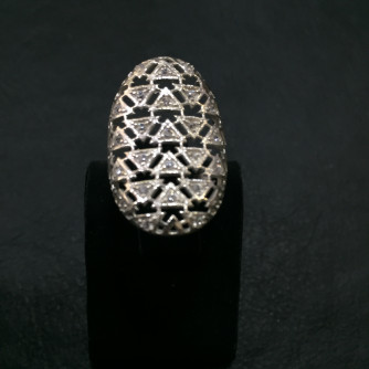 արծաթյա կանացի Մատանի - 3.6 գր - ԿՈԴ 203-244 arcatya kanaci Matani - 3.6 gr 