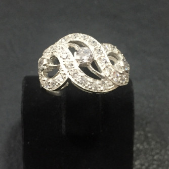 արծաթյա կանացի Մատանի - 3.7 գր - ԿՈԴ 203-741 arcatya kanaci Matani - 3.7 gr 