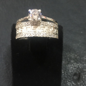 արծաթյա կանացի Մատանի - 3.8 գր - ԿՈԴ 203-270 arcatya kanaci Matani - 3.8 gr 