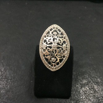 արծաթյա կանացի Մատանի - 4 գր - ԿՈԴ 203-706 arcatya kanaci Matani - 4 gr 