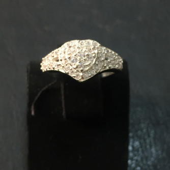 արծաթյա կանացի Մատանի - 4 գր - ԿՈԴ 203-876 arcatya kanaci Matani - 4 gr 