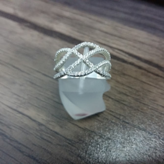 արծաթյա կանացի Մատանի - 4 գր - ԿՈԴ 204-245 arcatya kanaci Matani - 4 gr 