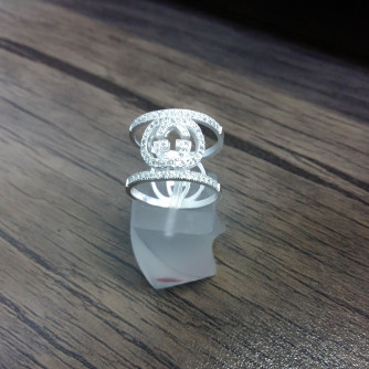 արծաթյա կանացի Մատանի - 4 գր - ԿՈԴ 204-306 arcatya kanaci Matani - 4 gr 