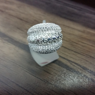 արծաթյա կանացի Մատանի - 4.1 գր - ԿՈԴ 204-283 arcatya kanaci Matani - 4.1 gr 