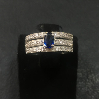 արծաթյա կանացի Մատանի - 4.4 գր - ԿՈԴ 203-685 arcatya kanaci Matani - 4.4 gr 