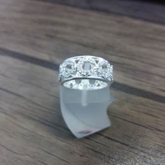 արծաթյա կանացի Մատանի - 4.6 գր - ԿՈԴ 204-250 arcatya kanaci Matani - 4.6 gr 