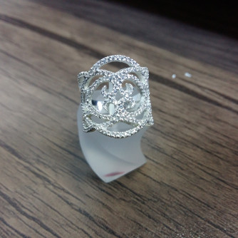 արծաթյա կանացի Մատանի - 4.8 գր - ԿՈԴ 204-235 arcatya kanaci Matani - 4.8 gr 