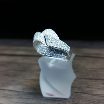 արծաթյա կանացի Մատանի - 5.1 գր - ԿՈԴ 204-295 arcatya kanaci Matani - 5.1 gr 