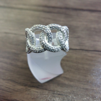 արծաթյա կանացի Մատանի - 5.3 գր - ԿՈԴ 204-307 arcatya kanaci Matani - 5.3 gr 