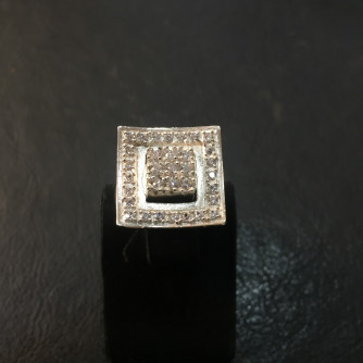 արծաթյա կանացի Մատանի - 6.2 գր - ԿՈԴ 203-877 arcatya kanaci Matani - 6.2 gr 