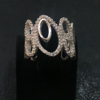 արծաթյա կանացի Մատանի - 6.6 գր - ԿՈԴ 203-283 arcatya kanaci Matani - 6.6 gr 