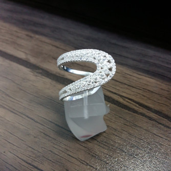 արծաթյա կանացի Մատանի - 6.7 գր - ԿՈԴ 204-224 arcatya kanaci Matani - 6.7 gr 