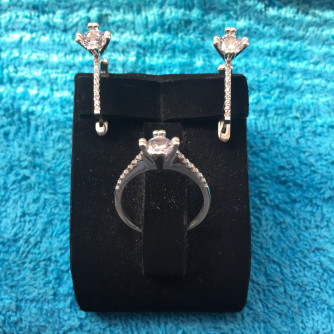 արծաթյա կանացի կոմպլեկտ հավաքածու - 7 գր - ԿՈԴ 203-762 arcatya kanaci komplekt havaqacu - 7 gr 