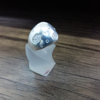 արծաթյա կանացի Մատանի - 7.5 գր - ԿՈԴ 204-274 arcatya kanaci Matani - 7.5 gr 