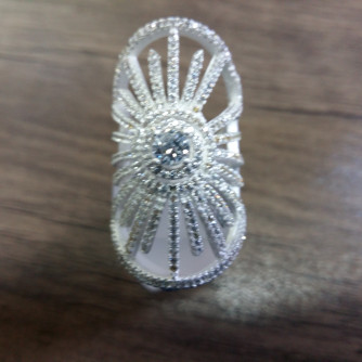 արծաթյա կանացի Մատանի - 8.4 գր - ԿՈԴ 204-246 arcatya kanaci Matani - 8.4 gr 