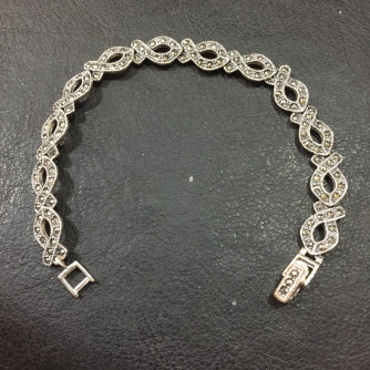 արծաթյա կանացի թևնոց - 10.5 գր - ԿՈԴ 203-539 arcatya kanaci tevnoc - 10.5 gr 