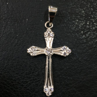 արծաթյա կանացի, տղամարդու խաչ - 1.6 գր - ԿՈԴ 203-355 arcatya kanaci, txamardu xach - 1.6 gr 