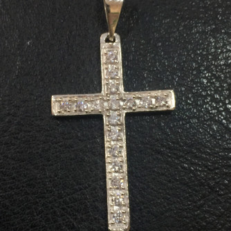 արծաթյա կանացի, տղամարդու խաչ - 2.6 գր - ԿՈԴ 203-942 arcatya kanaci, txamardu xach - 2.6 gr 