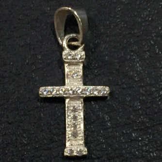 արծաթյա կանացի խաչ - 0.5 գր - ԿՈԴ 203-337 arcatya kanaci xach - 0.5 gr 