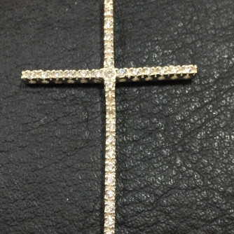 արծաթյա կանացի խաչ - 1.6 գր - ԿՈԴ 203-960 arcatya kanaci xach - 1.6 gr 