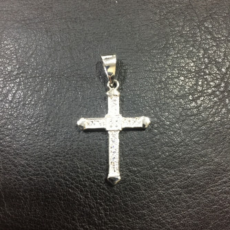 արծաթյա կանացի խաչ - 1.7 գր - ԿՈԴ 203-550 arcatya kanaci xach - 1.7 gr 