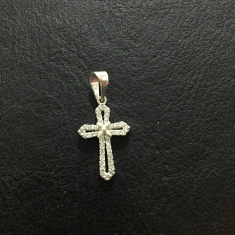 արծաթյա կանացի խաչ - 1.7 գր - ԿՈԴ 203-790 arcatya kanaci xach - 1.7 gr 