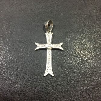 արծաթյա կանացի խաչ - 1.8 գր - ԿՈԴ 203-552 arcatya kanaci xach - 1.8 gr 