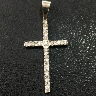 արծաթյա կանացի խաչ - 1.8 գր - ԿՈԴ 203-800 arcatya kanaci xach - 1.8 gr 