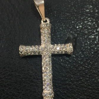 արծաթյա կանացի խաչ - 3.5 գր - ԿՈԴ 203-796 arcatya kanaci xach - 3.5 gr 