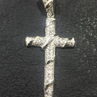 արծաթյա կանացի խաչ - 3.6 գր - ԿՈԴ 203-563 arcatya kanaci xach - 3.6 gr 