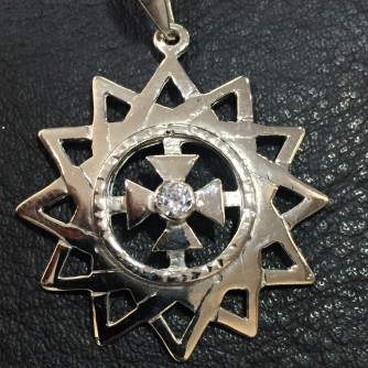 արծաթյա տղամարդու կուլոն - 2.8 գր - ԿՈԴ 203-667 arcatya txamardu kulon - 2.8 gr 