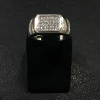 արծաթյա տղամարդու Մատանի - 4.5 գր - ԿՈԴ 203-387 arcatya txamardu Matani - 4.5 gr 