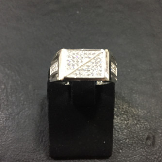 արծաթյա տղամարդու Մատանի - 5.5 գր - ԿՈԴ 203-232 arcatya txamardu Matani - 5.5 gr 