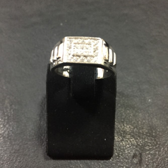 արծաթյա տղամարդու Մատանի - 6.5 գր - ԿՈԴ 203-385 arcatya txamardu Matani - 6.5 gr 