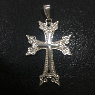արծաթյա տղամարդու խաչ - 2.8 գր - ԿՈԴ 203-782 arcatya txamardu xach - 2.8 gr 