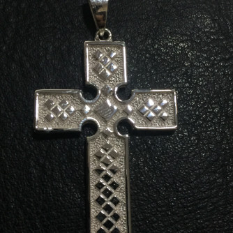 արծաթյա տղամարդու խաչ - 4.9 գր - ԿՈԴ 203-948 arcatya txamardu xach - 4.9 gr 